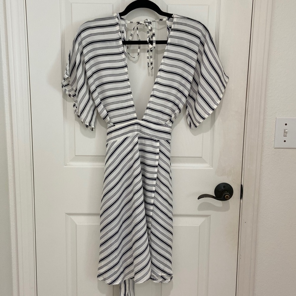 Faithful The Brand Cova Dress in Amsterdam Stripe - NWT